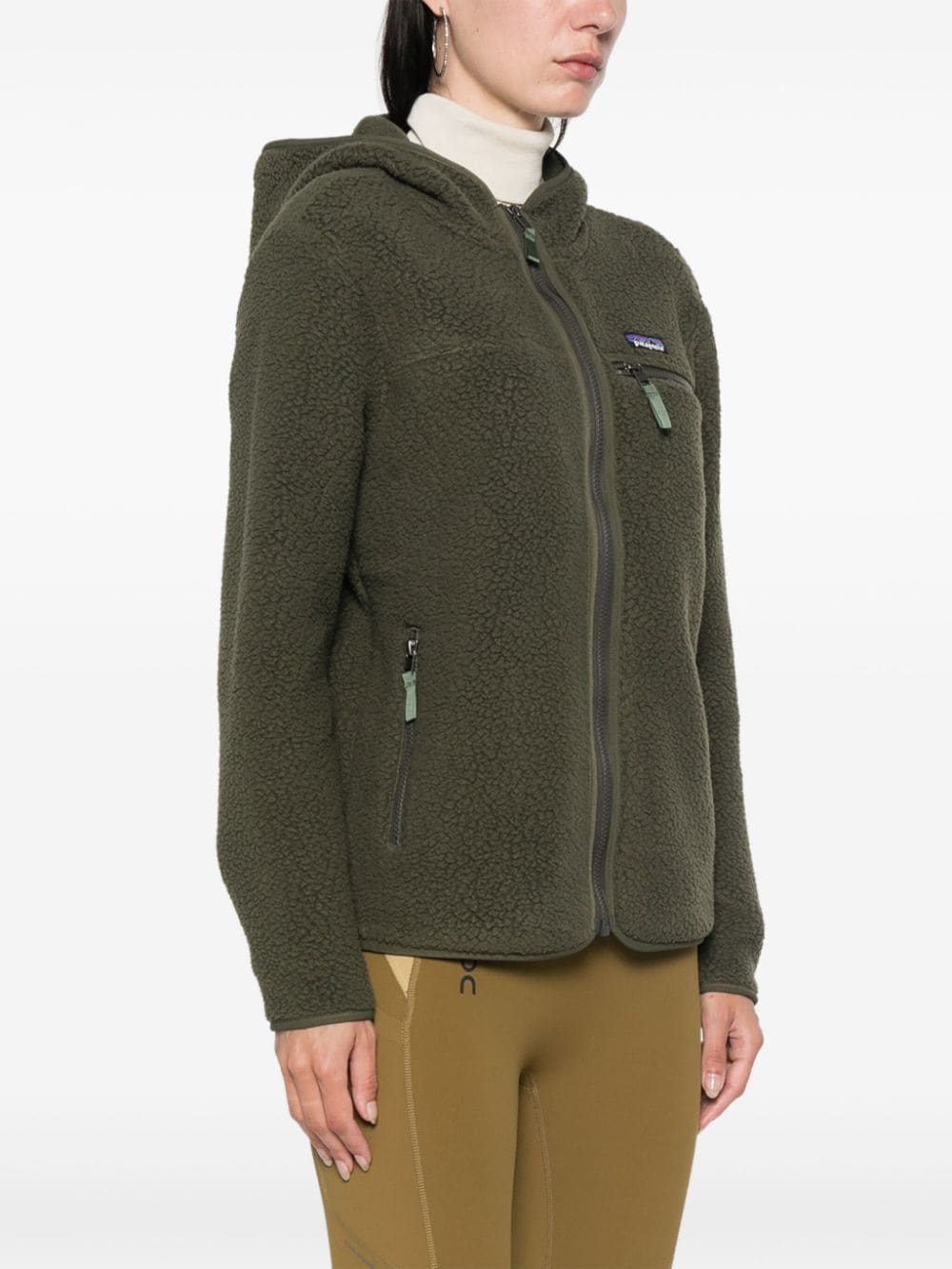 Shop Patagonia Retro Pile Jacket In Green