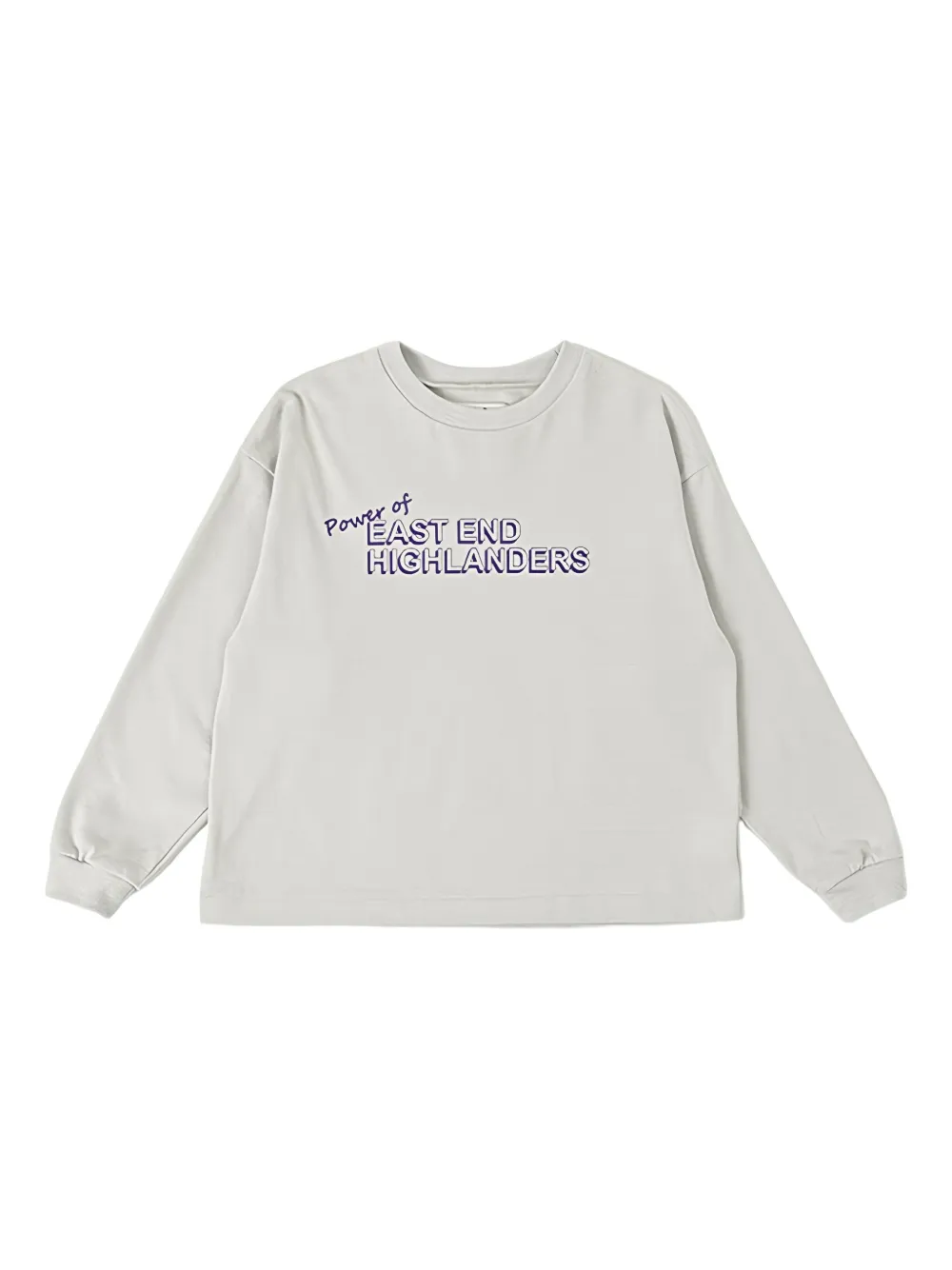 East End Highlanders logo-print sweatshirt | Grey | Image 1
