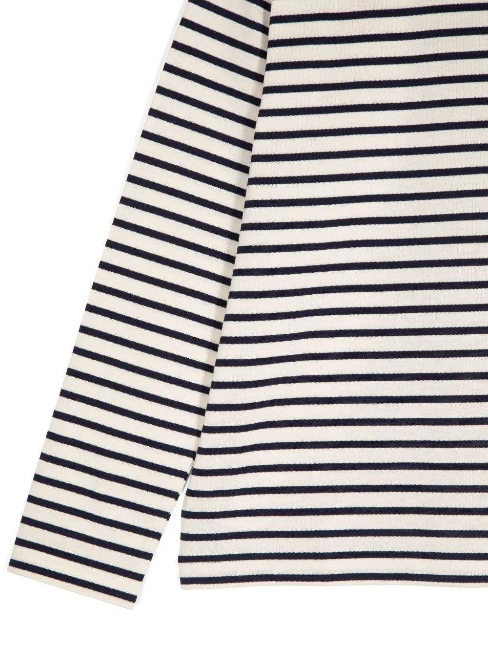 East End Highlanders Striped Long-sleeved T-shirt In White