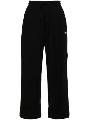 パンツ Y-3 W CLASSIC CROPPED TRACK PANTS Jogger Pants Y-3 W Classic Cropped Track Pants Black | Footshop