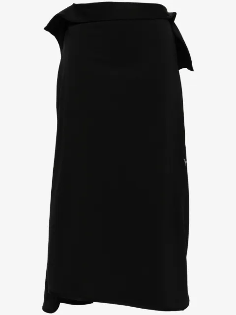 Y-3 track midi skirt