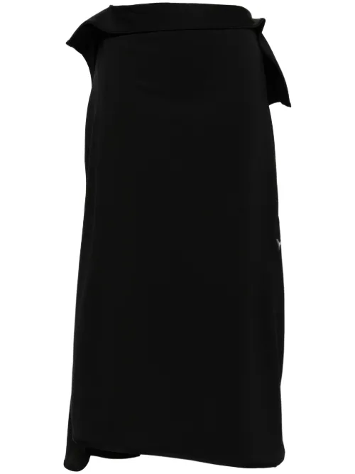 Y-3 jupe à coupe mi-longue - Noir - Y-3 - Modalova
