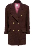 Celine Pre-Owned double breasted coat - Blue