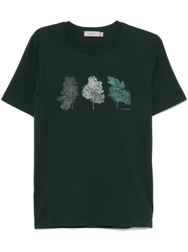 Canali T-shirt Con Logo | Verde | FARFETCH IT
