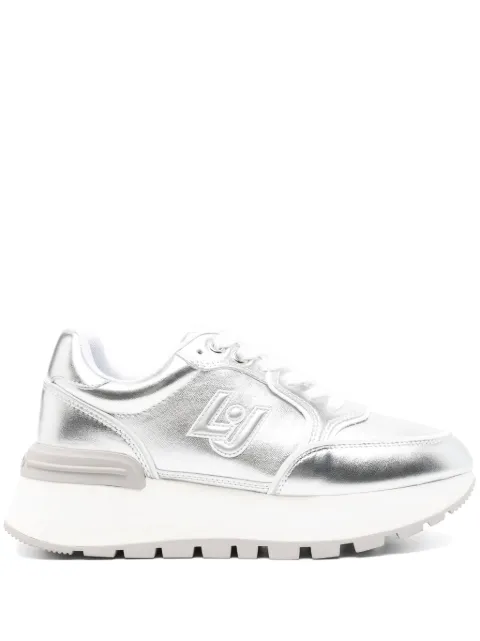 LIU JO logo-patch sneakers BF4049PX324 - 0