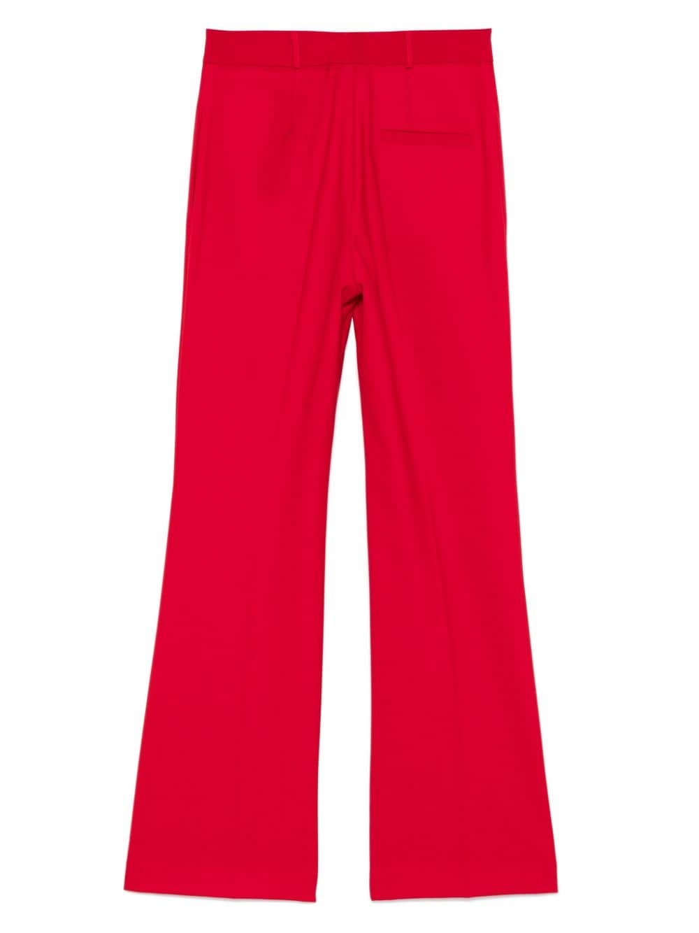 Shop Semicouture Franca Trousers In Red