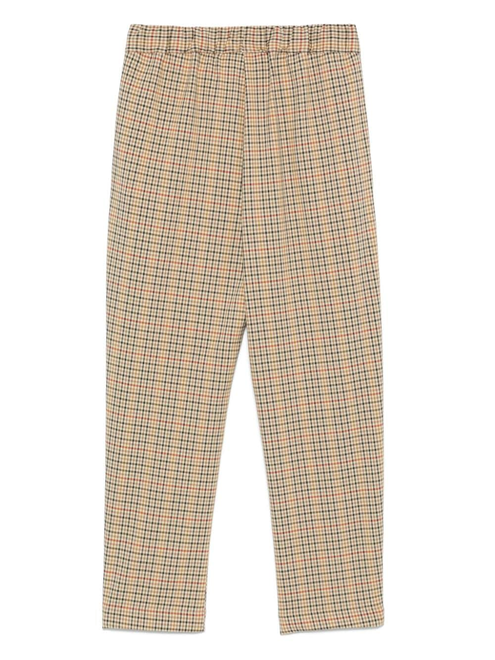 Shop Semicouture Buddy Trousers In Brown