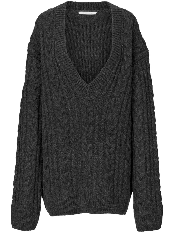Cecilie Bahnsen Alia Jumper in Grey