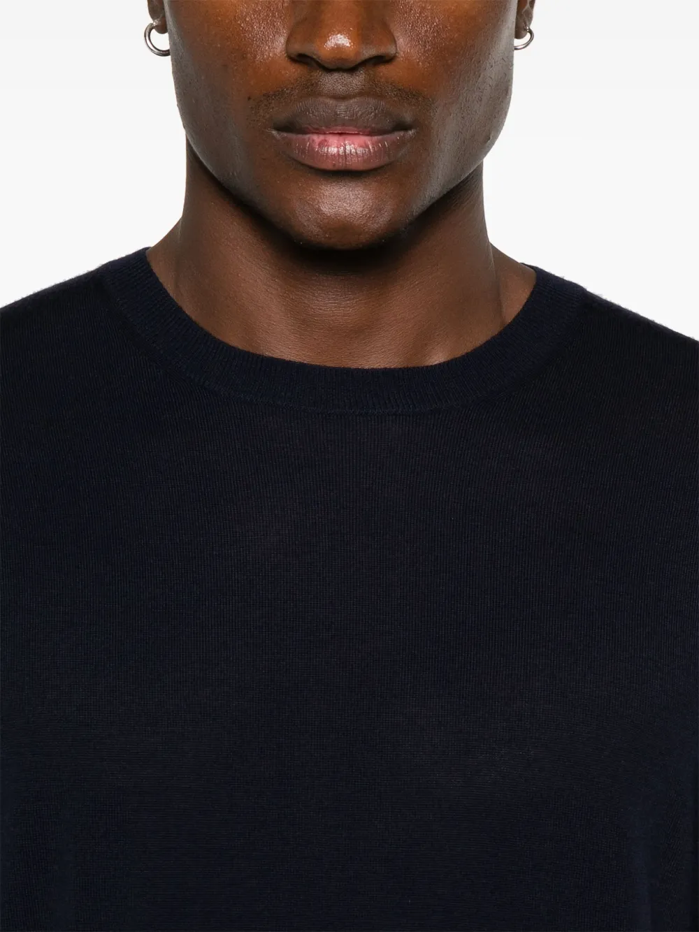Closed Crew Neck Sweater In Blue