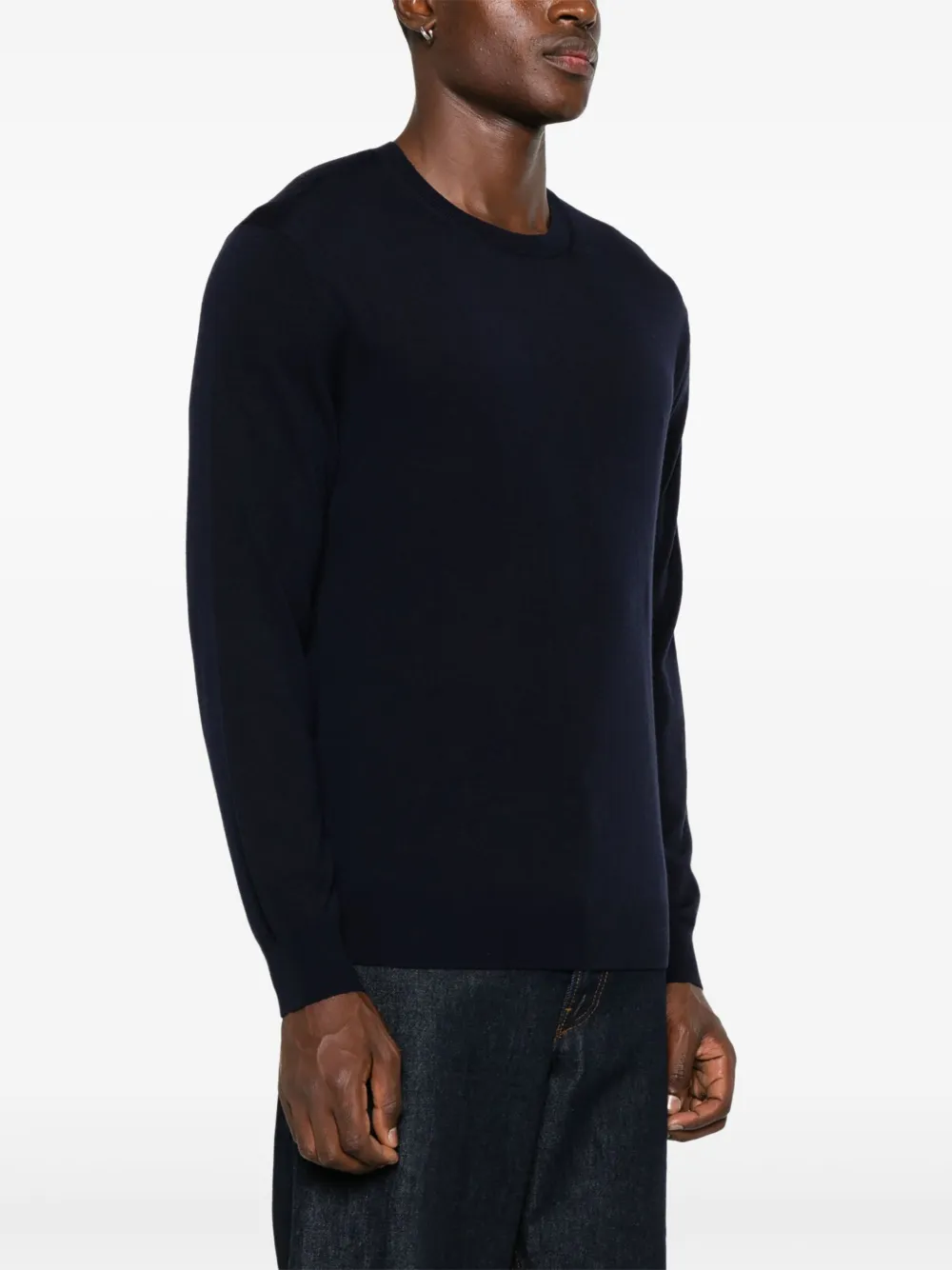 Closed Crew Neck Sweater In Blue