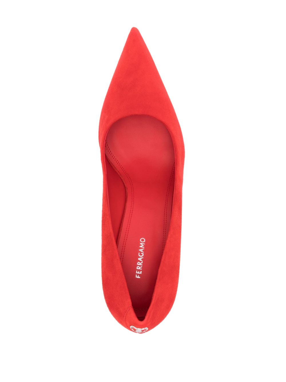 Ferragamo 70 mm Elydea pumps Rood