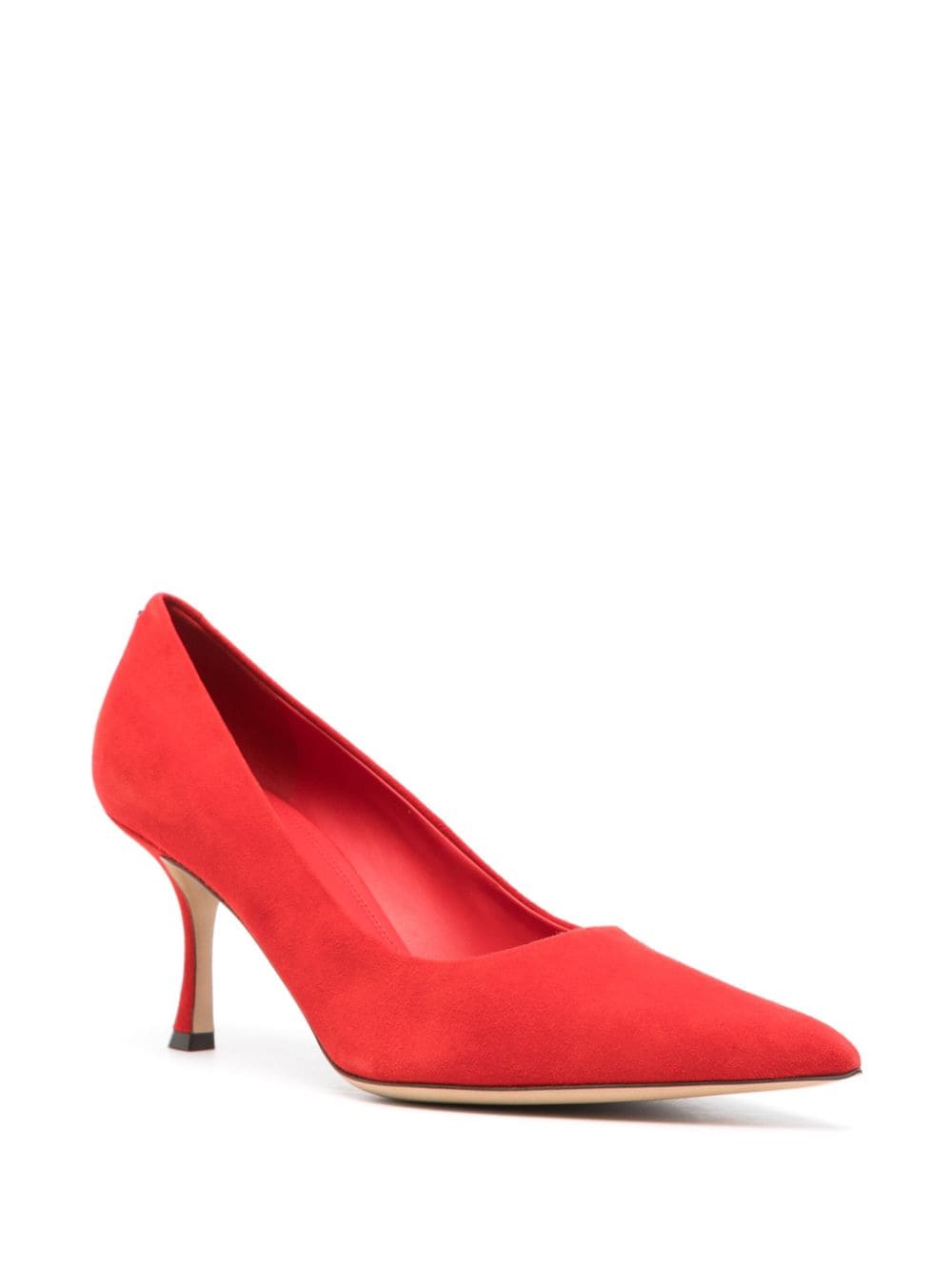 Ferragamo 70 mm Elydea pumps - Rood