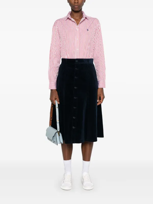 Polo Ralph Lauren コーデュロイ スカート | ブルー | FARFETCH JP