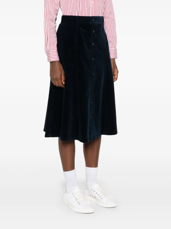 Polo Ralph Lauren コーデュロイ スカート | ブルー | FARFETCH JP