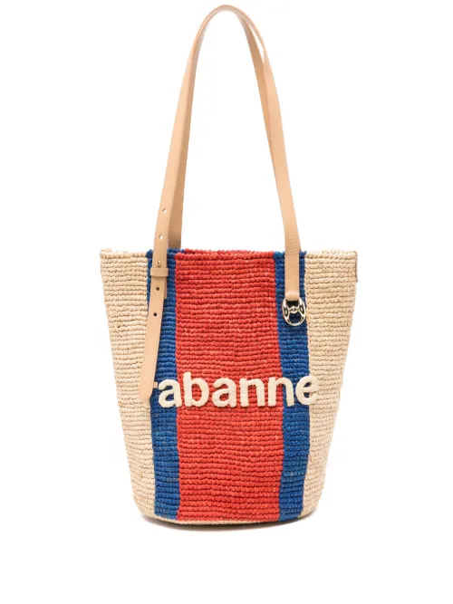Sac cabas à logo embossé - Rabanne - Modalova