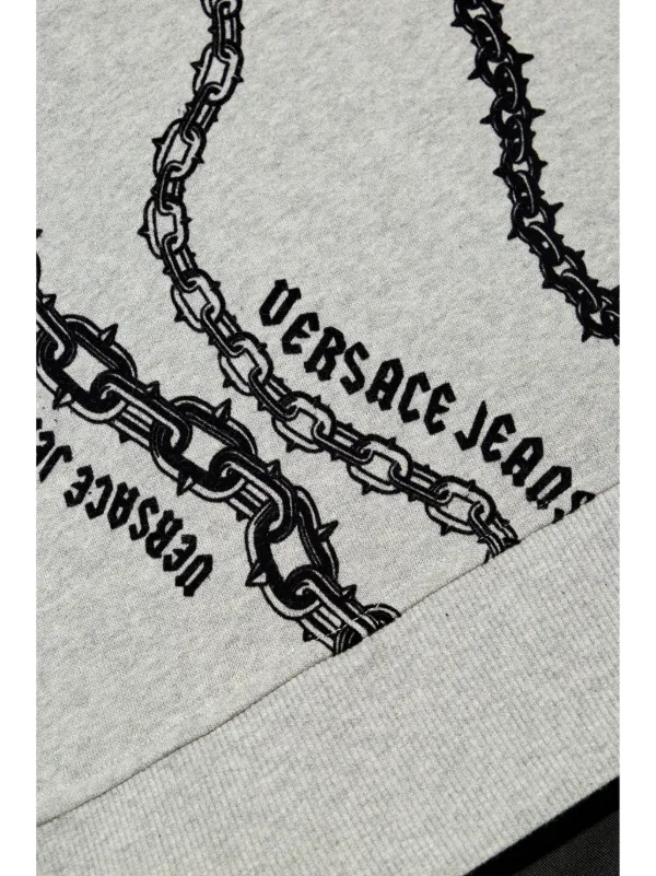 Versace Jeans Couture プリント スウェットシャツ | グレー