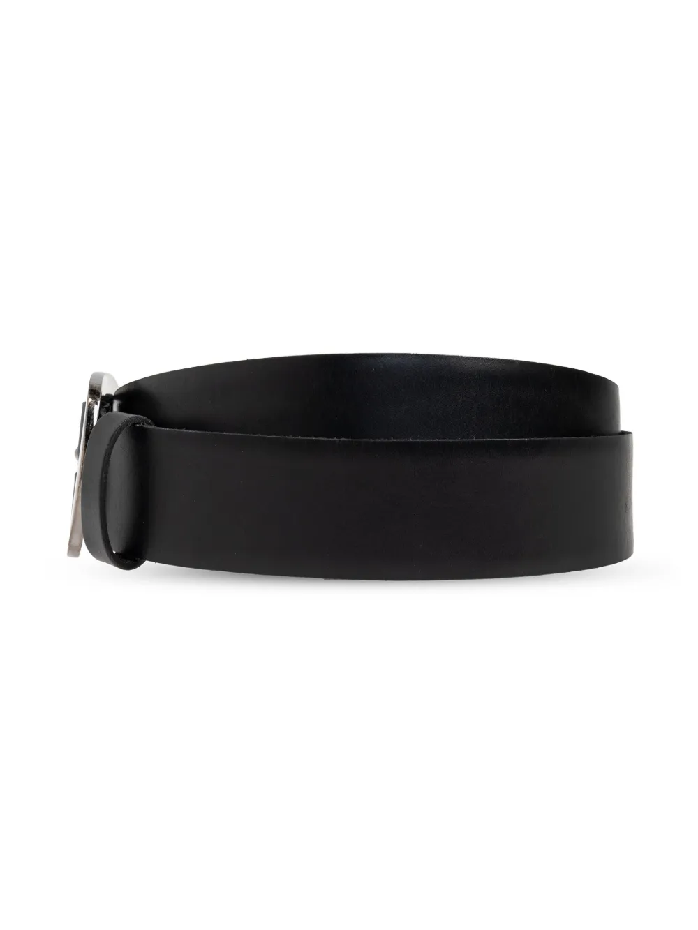 Dolce & Gabbana Leren riem Zwart