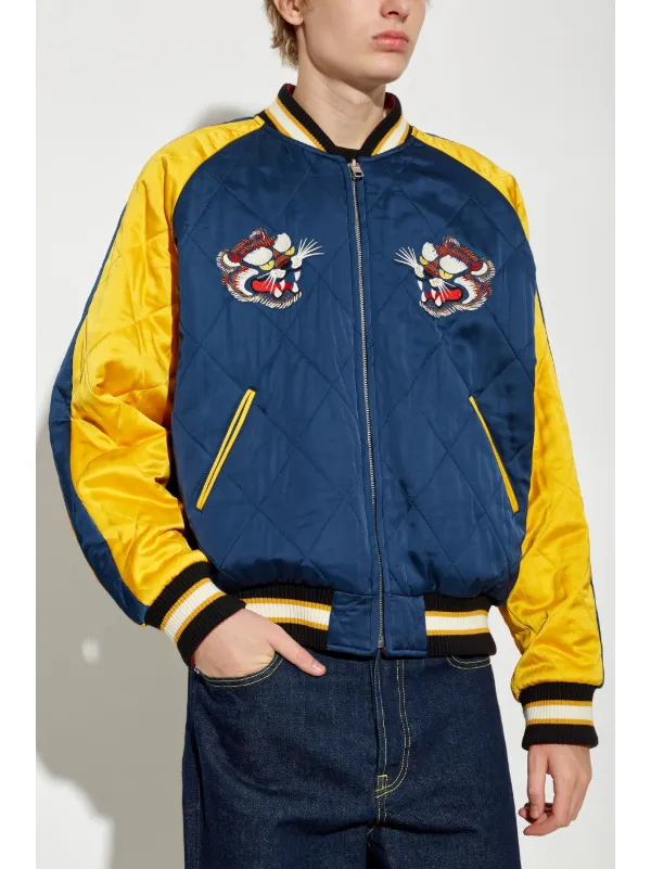 Kenzo Veste Bomber a Design Reversible Rouge FARFETCH TN