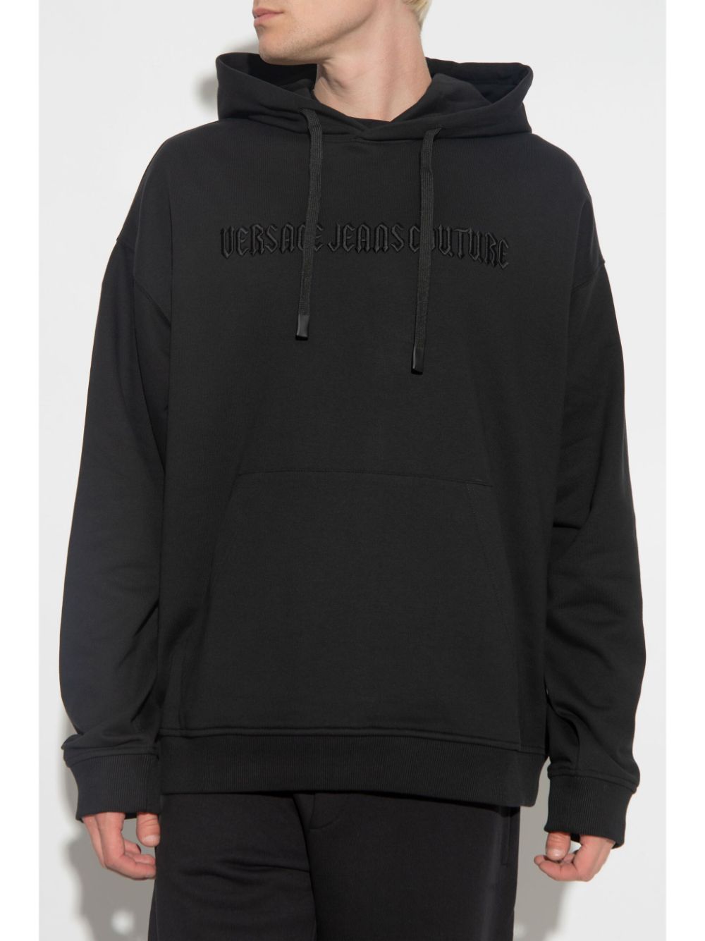 Versace Jeans Couture logo-embroidered hoodie Men