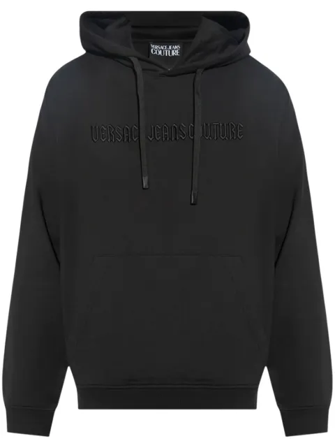 Versace Jeans Couture logo-embroidered hoodie Men