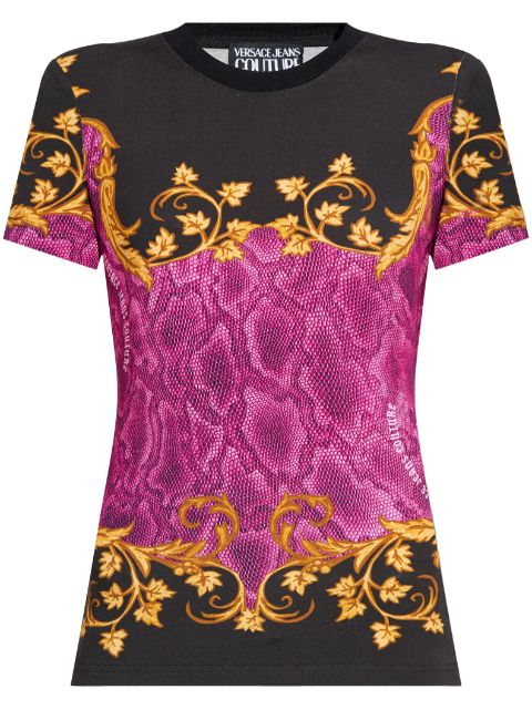 Versace Jeans Couture snakeskin-print T-shirt Women