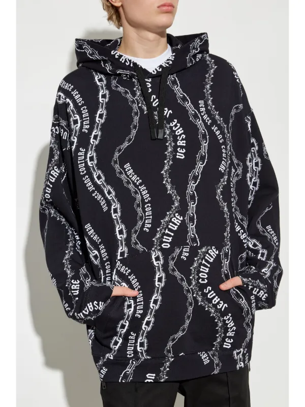 Versace Jeans Couture ロゴ スウェットシャツ | ブラック