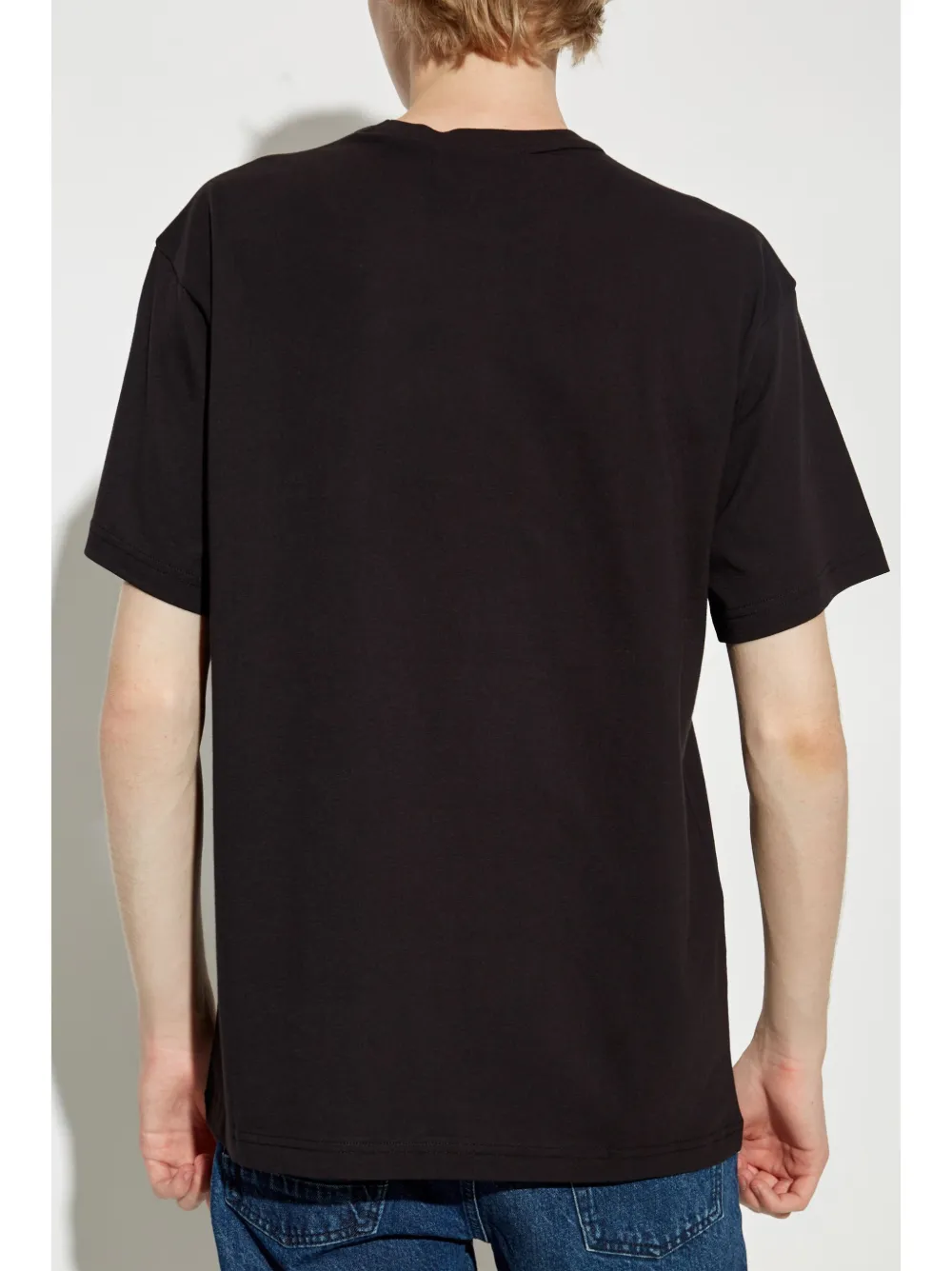 Versace Jeans Couture T-shirt met logo Zwart