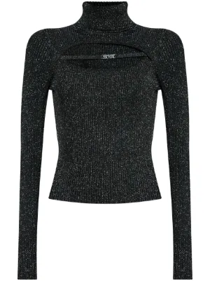 VERSACE JEANS COUTURE グレー セーター Versace Jeans Couture