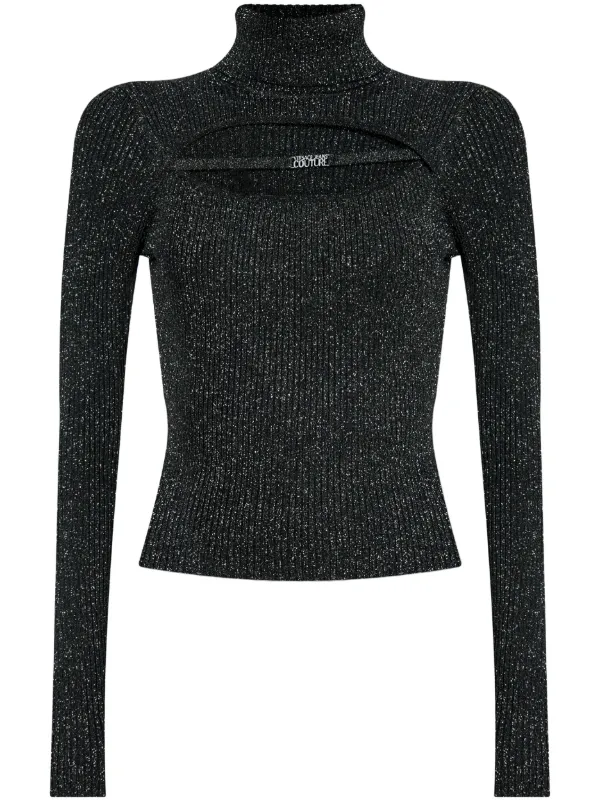 Versace Jeans Couture ルレックス セーター | ブラック | FARFETCH JP