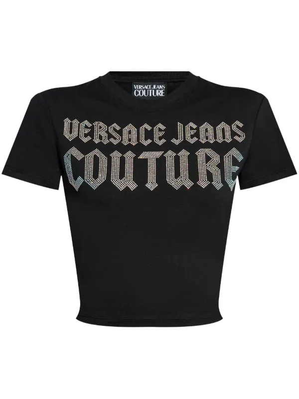 Versace Jeans Couture playera con logo estampado