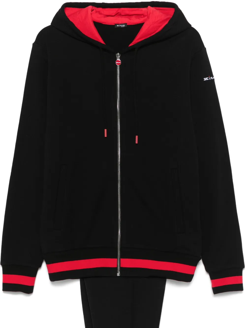 Kiton Katoenen trainingspak Zwart