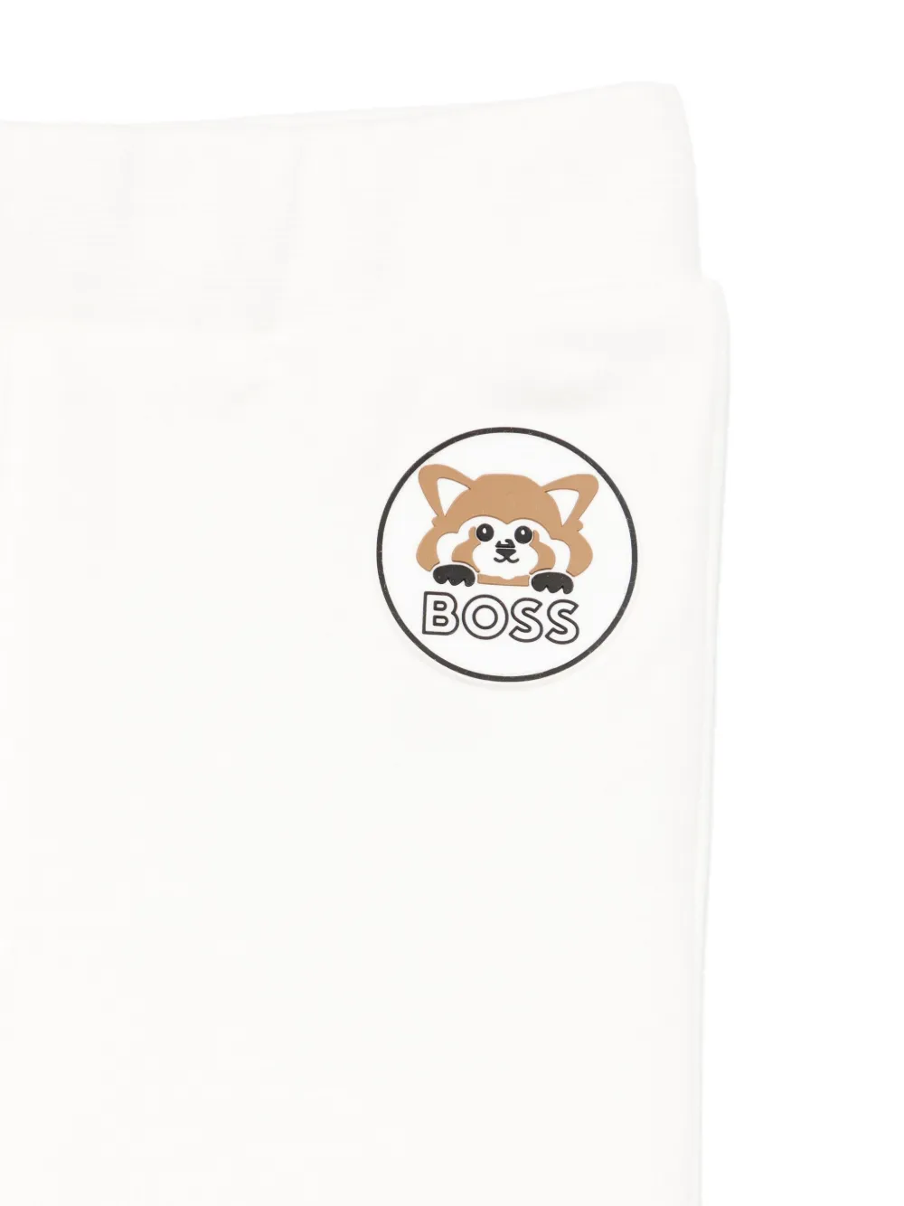 BOSS Kidswear Trainingspak met logopatch Wit
