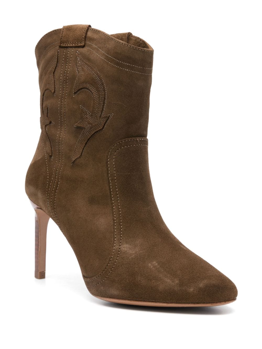 Shop Ba&sh 85mm Caitlin Boots In Brown