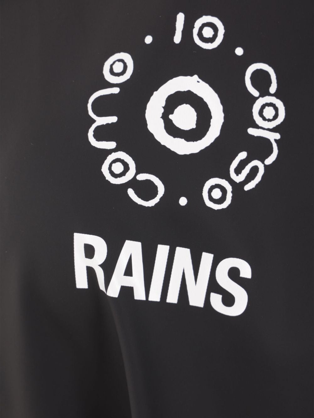 Shop Rains X 10 Corso Como Printed Belted Raincoat In Black