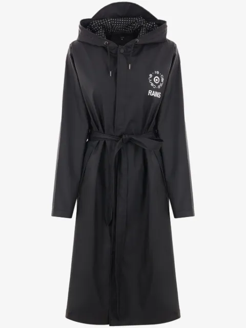 Rains x 10 Corso Como printed belted raincoat