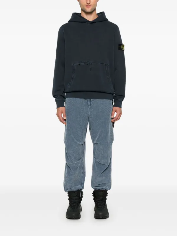 パーカー・フーディ Stone  Compass-Badge Hoodie Stone Island Compass-badge Hoodie | Blue | FARFETCH ID