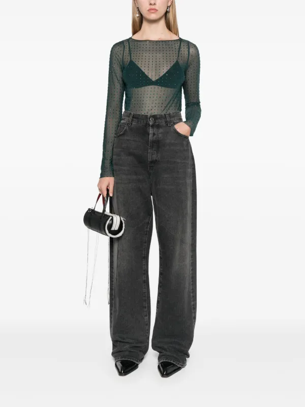 PINKO Rouen トップ | グリーン | FARFETCH JP