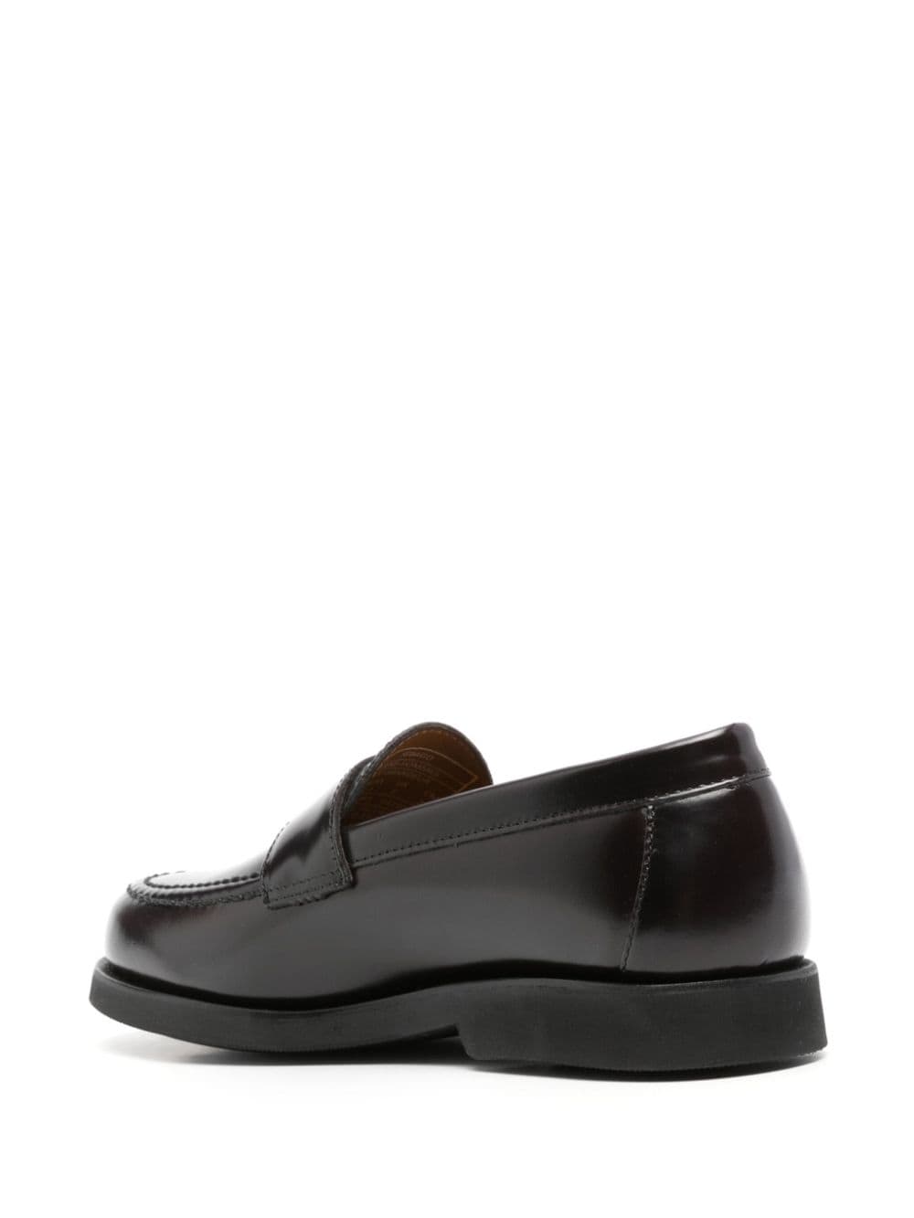 Shop Sebago Ryan Brushed Polaris Loafers In Black