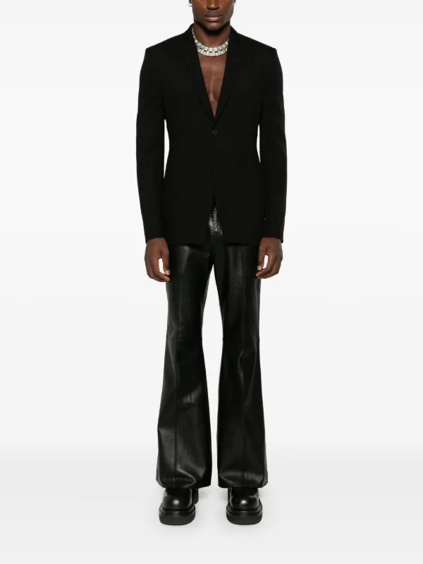 Rick Owens Fogpocket Soft Blazer | Black | FARFETCH