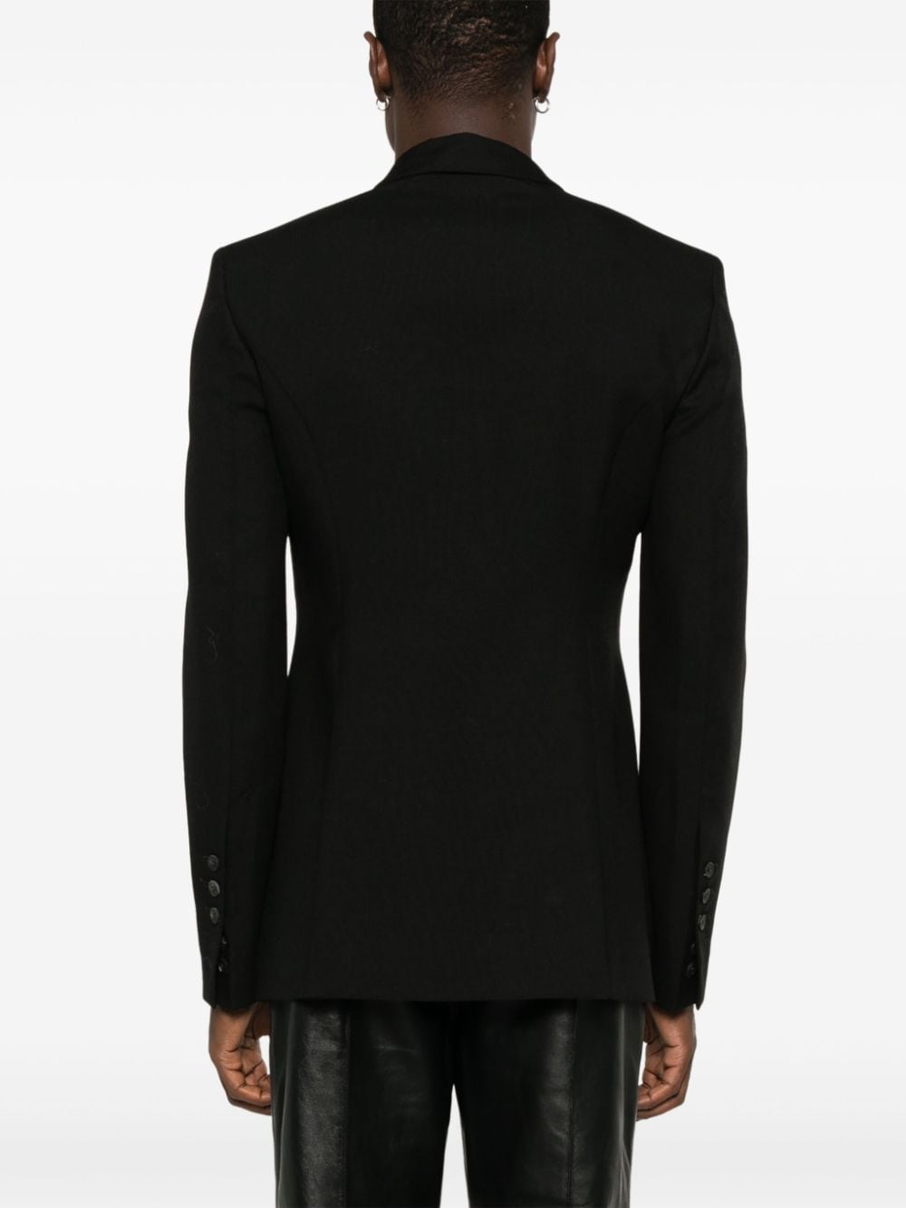 Shop Rick Owens Fogpocket Soft Blazer In Black