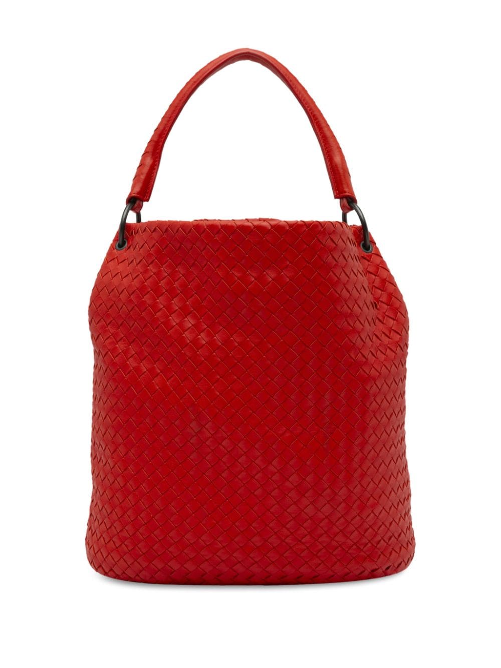 Bottega Veneta Pre-Owned 2012-2023 Nappa Intrecciato bucket bag - Rood