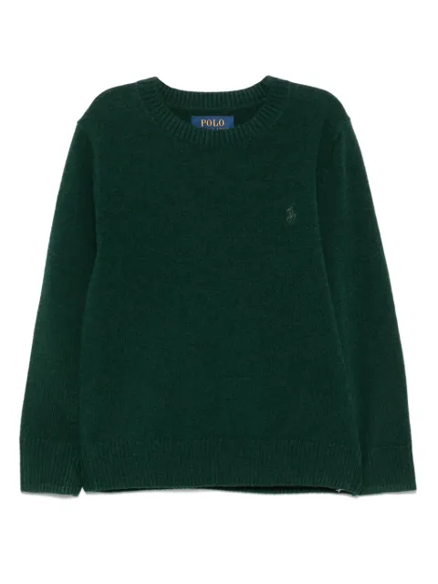 POLO RALPH LAUREN KIDS Polo Pony-embroidered sweater