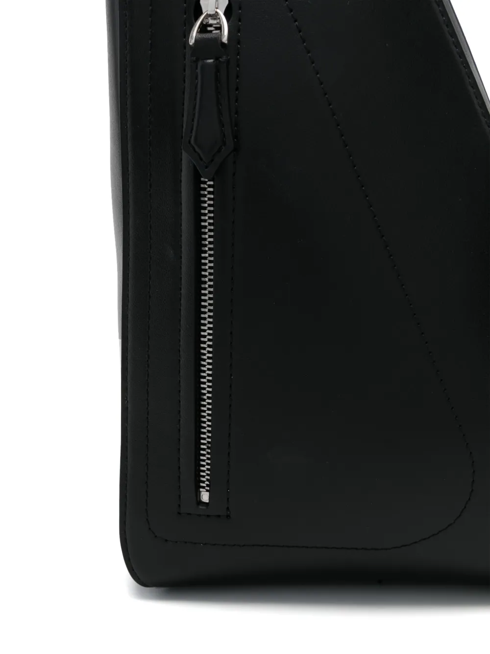 Montblanc Messengertas met logo van studs Zwart