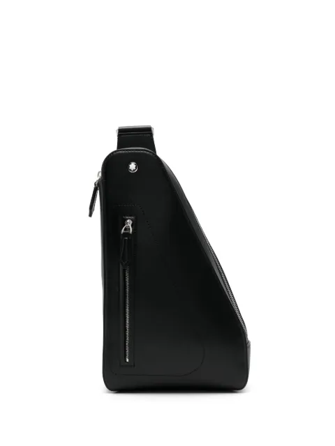 Montblanc logo-stud messenger bag