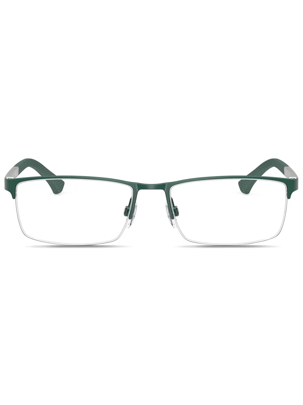 Emporio Armani Bril met rechthoekig montuur Groen