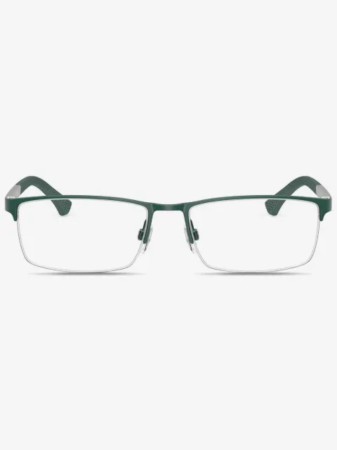 Emporio Armani rectangle frame glasses