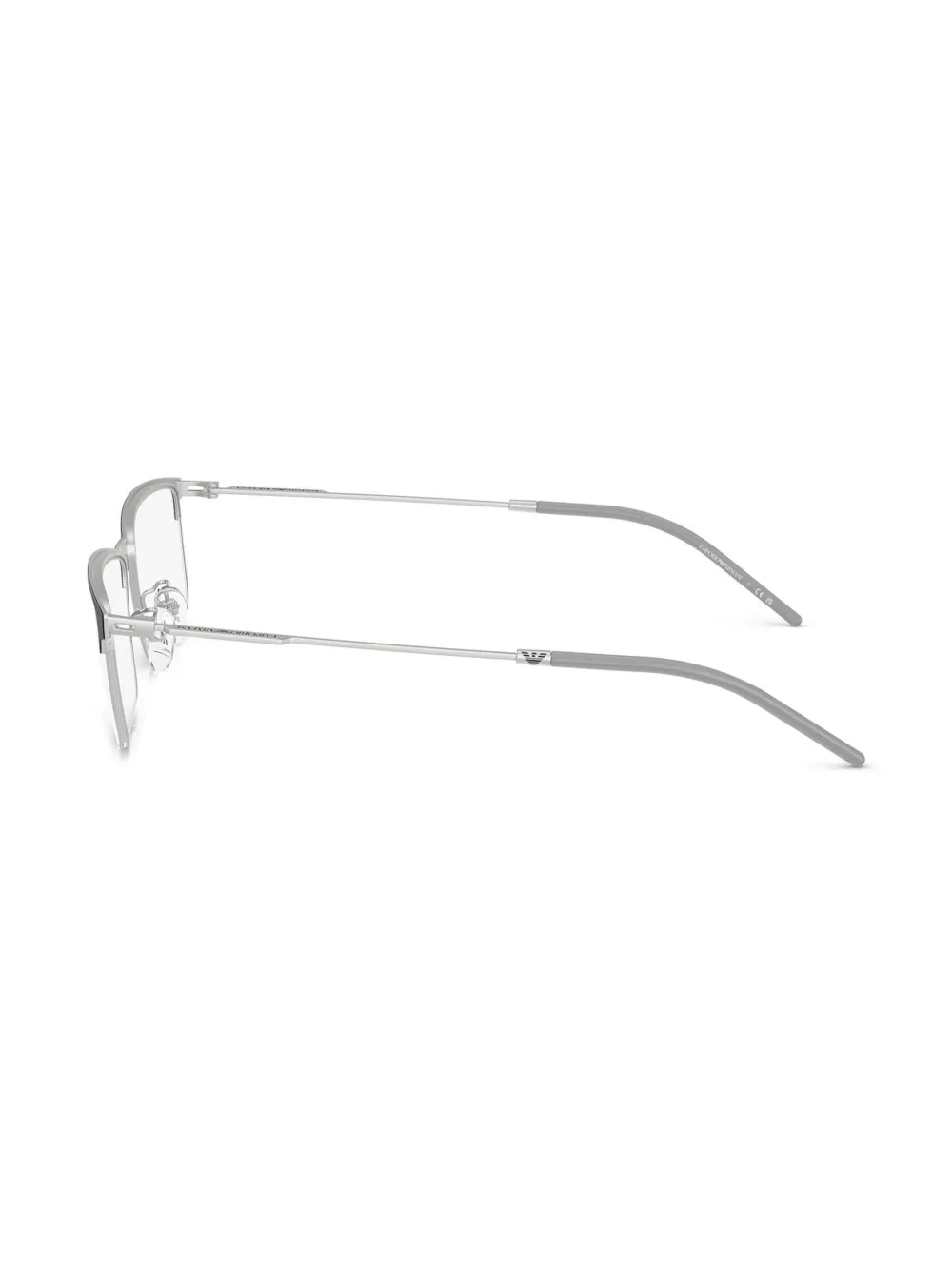  Emporio Armani Gafas Con Montura Rectangular - Negro 