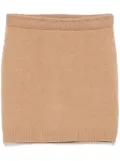 FENDI knitted mini skirt - Brown