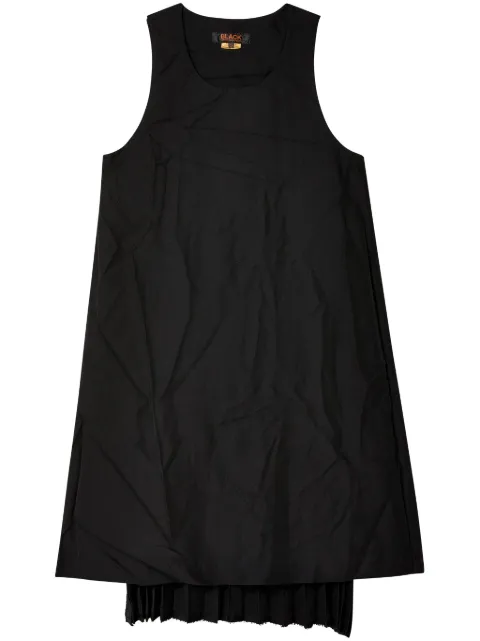 Black Comme Des Garçons pleat-detailing shirt 