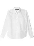 Black Comme Des Garçons cotton shirt - White